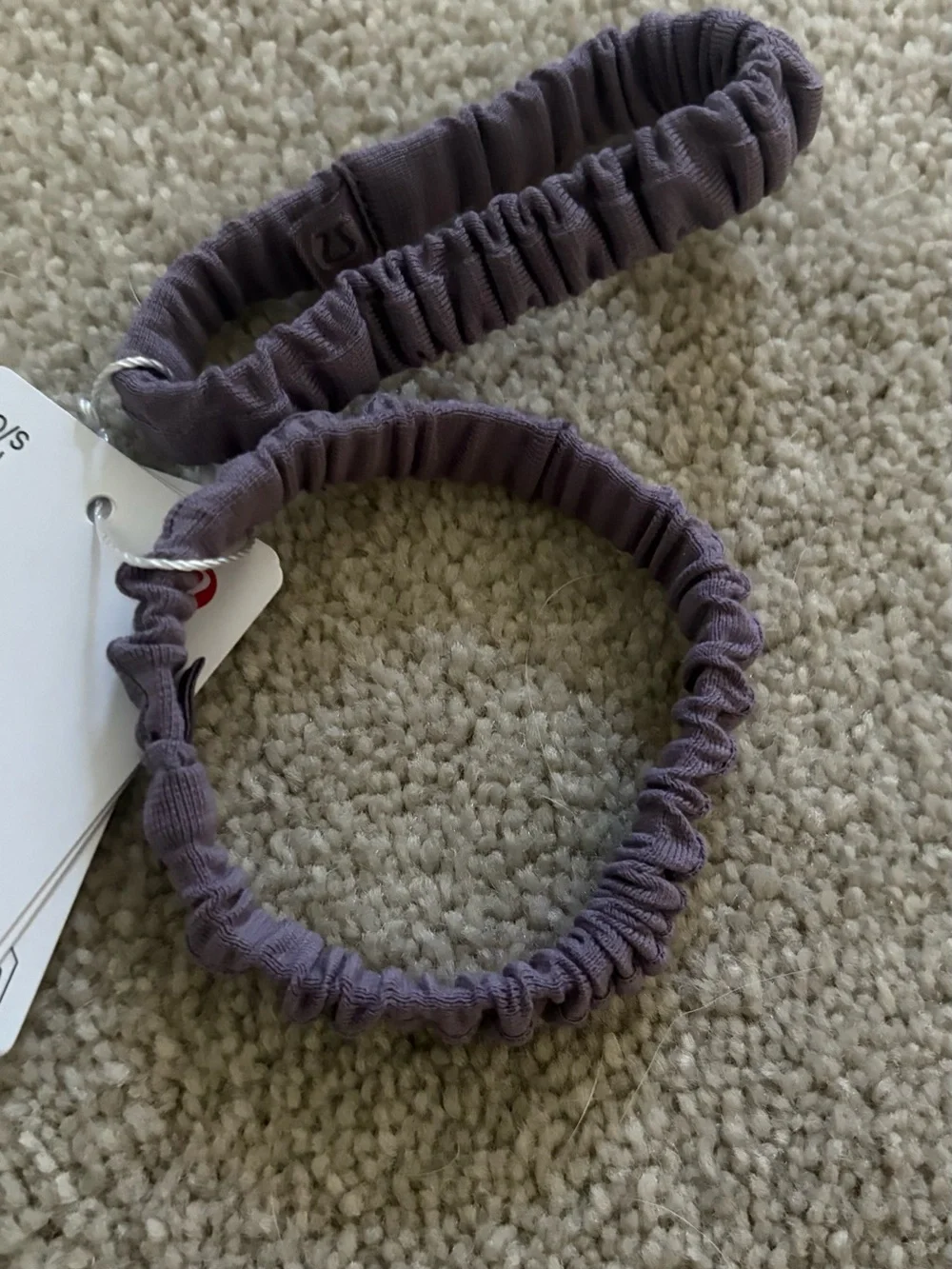 Lululemon Skinny Scrunchies 2 Pack Duo PPAS purple ash